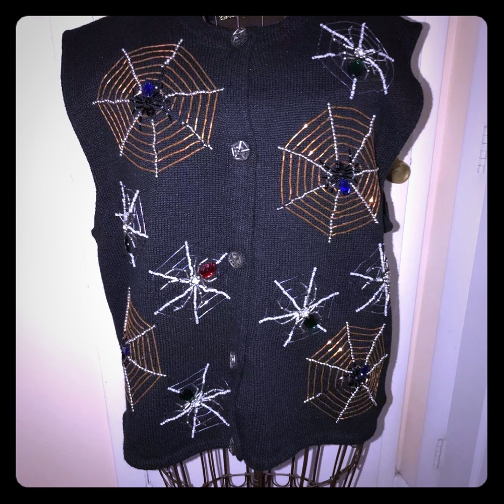 Christopher radko Rare sweater with jems